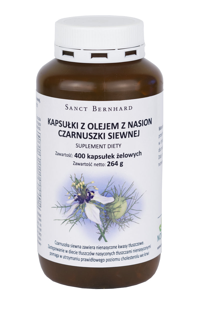 Minyak Jintan Hitam 500 MG 400 Kapsul SANCT BERNHARD