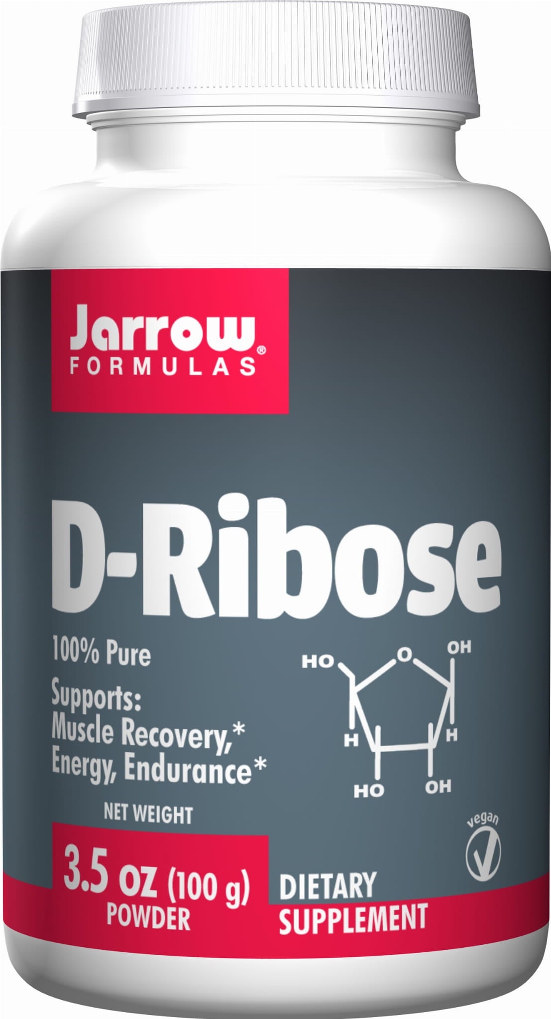 Dribose-Ribose-Pulver 100 g JARROW-FORMULY