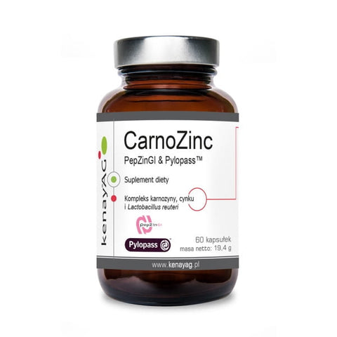 Carnozinc, Carnosin, Zink und Lactobacillus 60 Kapseln KENAY