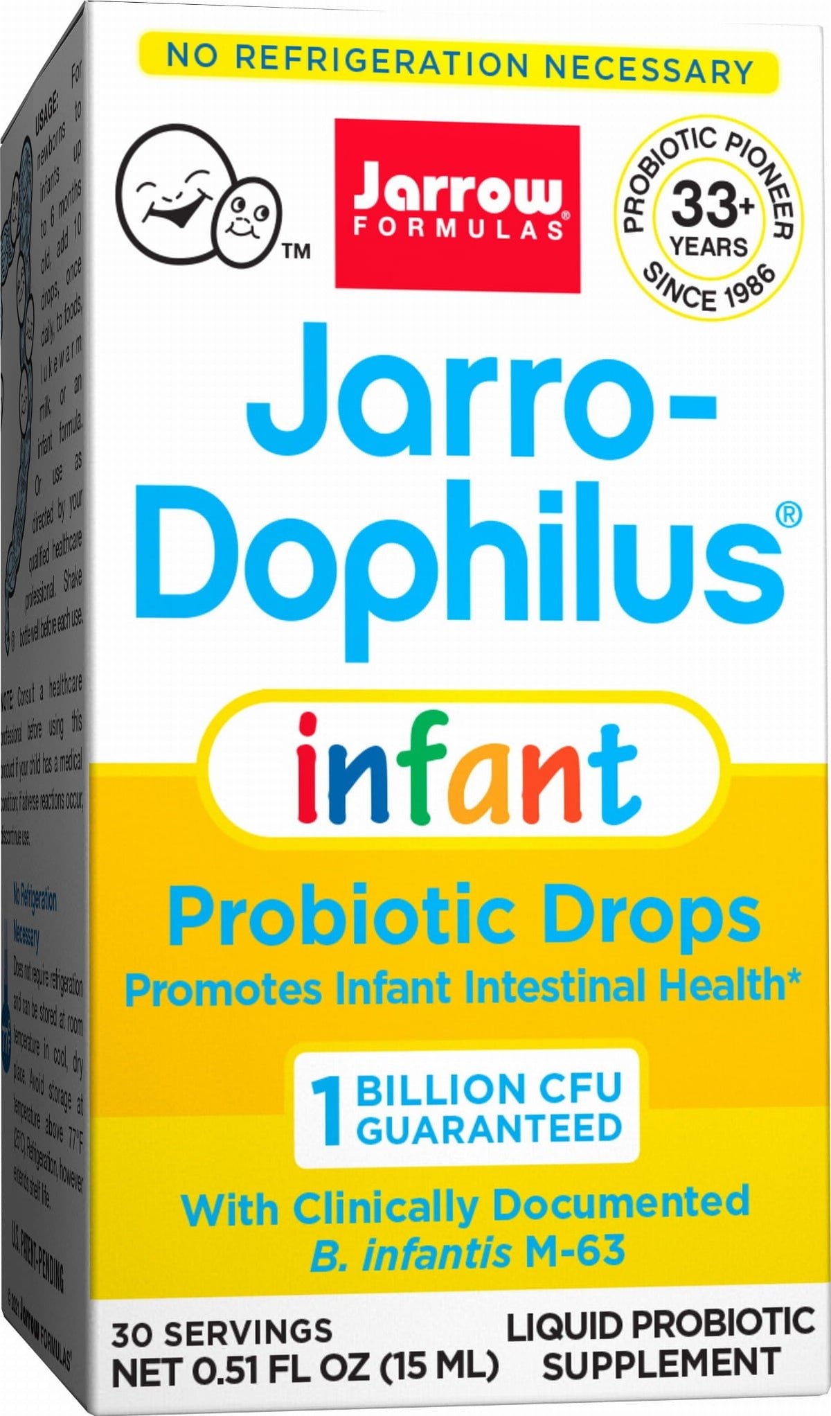 Jarrodophilus Nourrisson Probiotique 15ml FORMULES JARROW