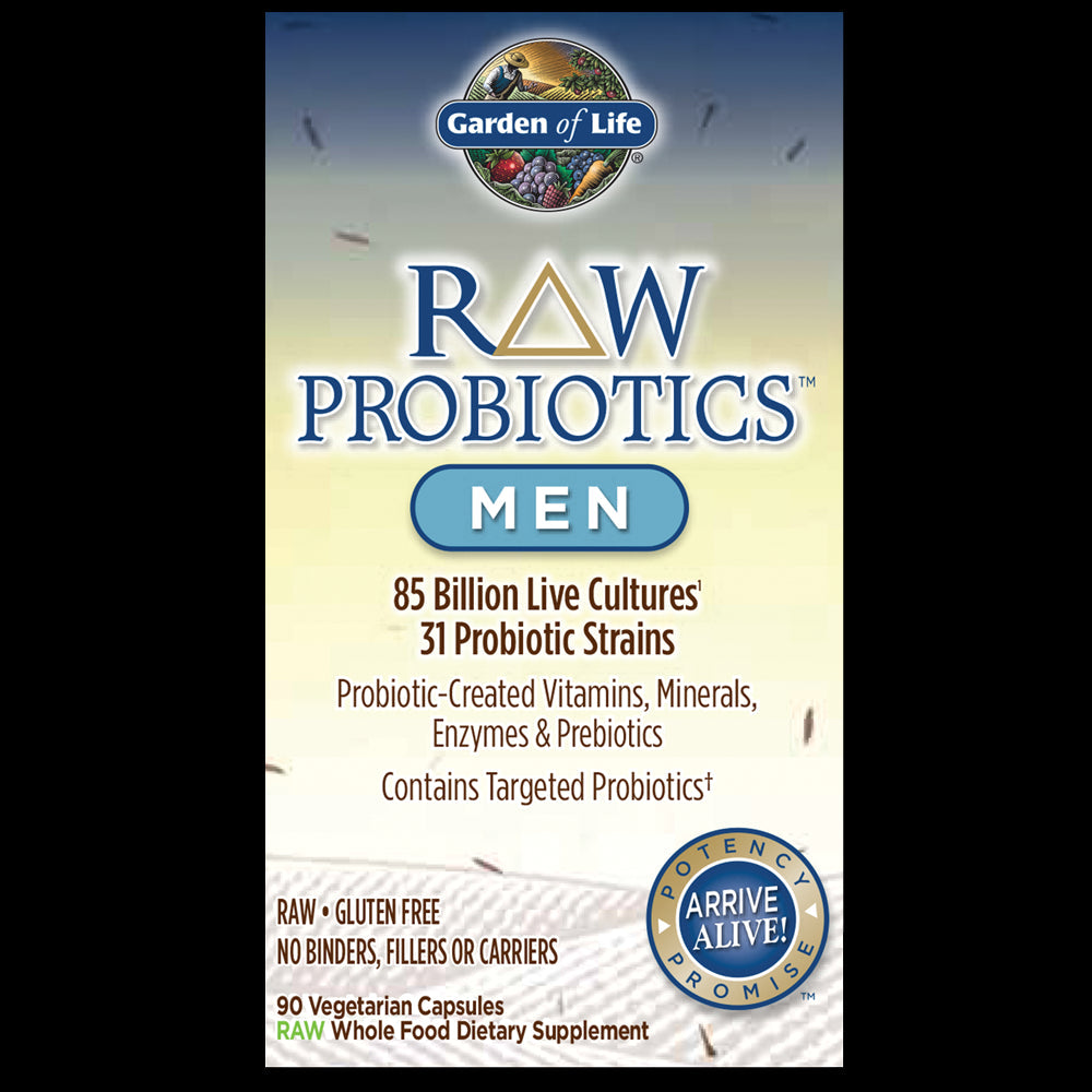 Nyers probioTIC férfiaknak 90 kapszula GARDEN OF LIFE