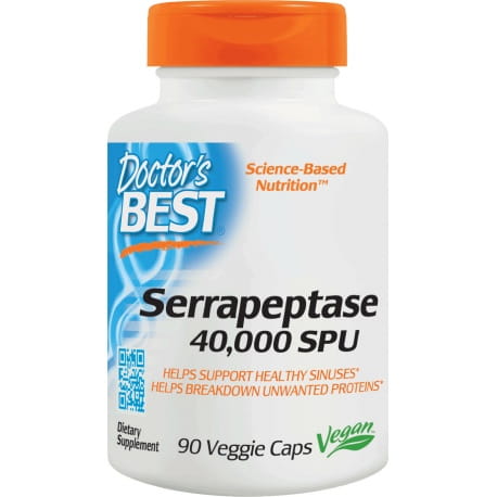 Serrapeptase 40.000 spu 90 kapszula DOCTOR'S BEST