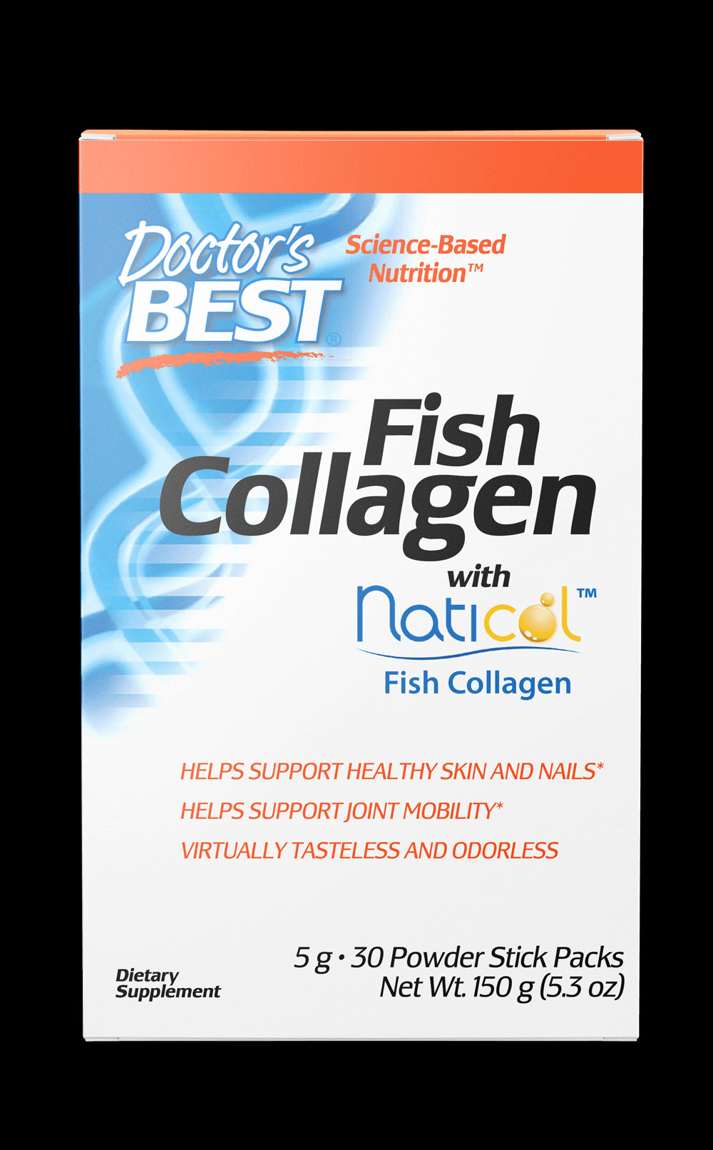 Kollagen og fiskekollagen med Naticol fiskekollagenpose 5 g 30 stk DOCTOR'S BEST