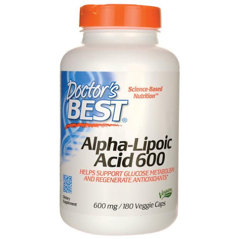 ALA Alpha-Liponsäure 600 MG 180 Kapseln DOCTOR'S BEST