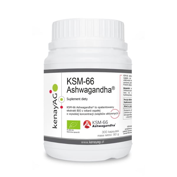 Eco Ashwagandha KSM66 300 Kapseln KENAY