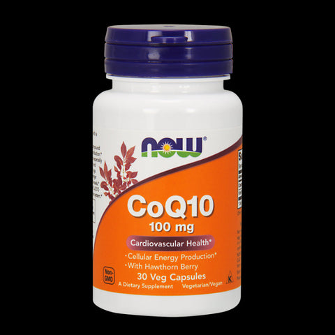 Coenzym Q10 100 MG und Weißdorn 400 MG 30 Kapseln NOW FOODS