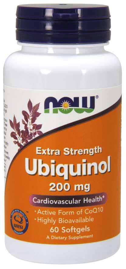 Ubiquinol Coenzima Q10 200 MG 60 Capsule NOW FOODS