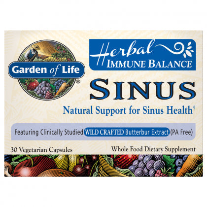 Herbal Immunbalance Sinus 30 Kapslar GARDEN OF LIFE