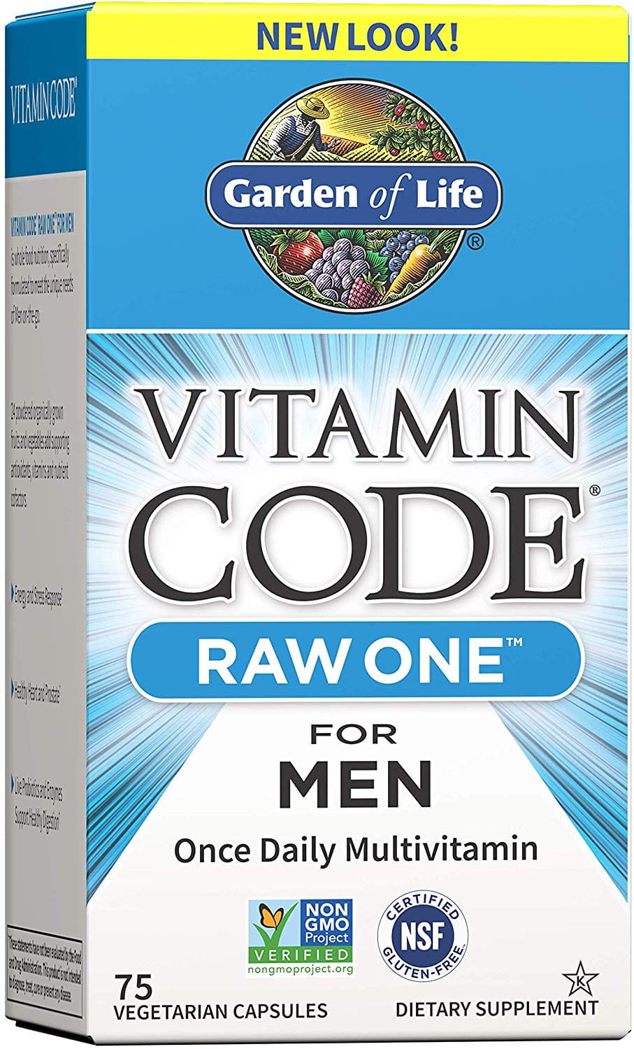 Vitamin Code Raw One férfiaknak 75 kapszula GARDEN OF LIFE