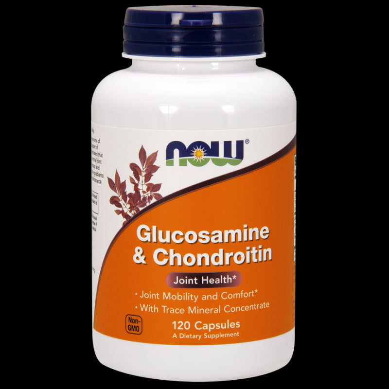 Chondroïtine glucosamine et oligo-éléments 120 gélules NOW FOODS