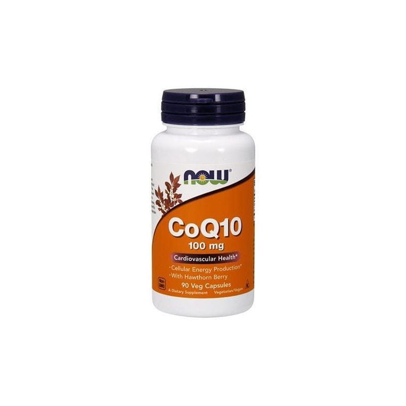 Coenzima Q10 100 MG e Biancospino 400 MG 90 capsule NOW FOODS