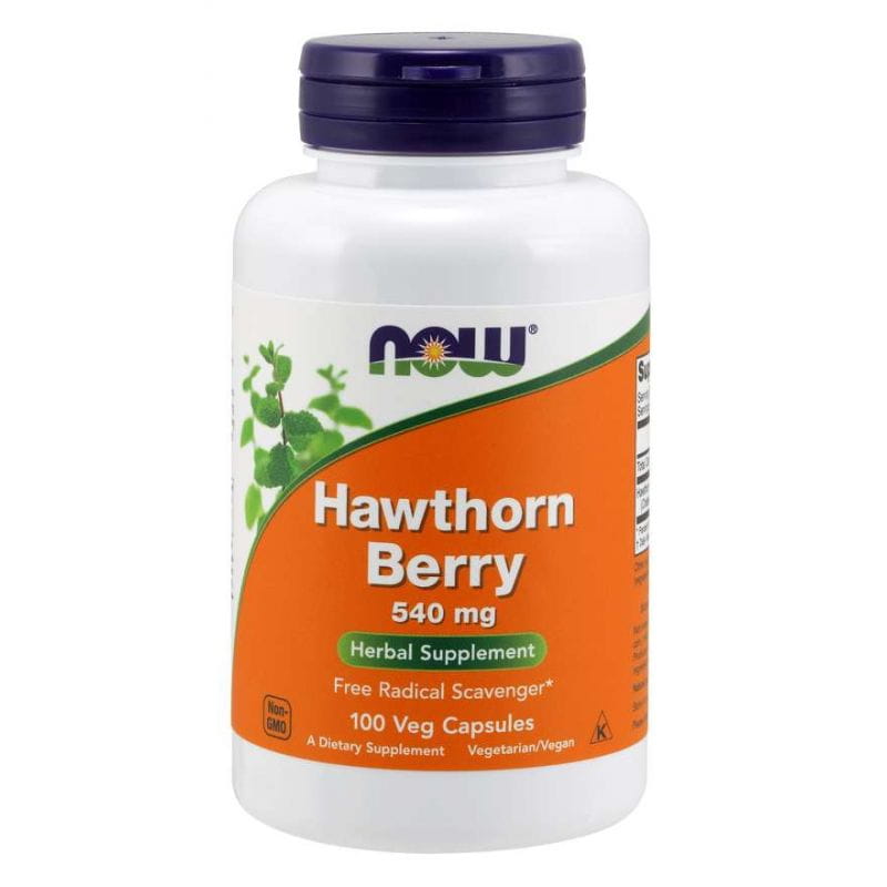 Hawthorn Berry Hawthorn 540 MG 100 Capsules NOW FOODS