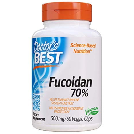 Fucoidan 70% Fucoidan-Extrakt 300 mg 60 kapslí DOCTOR'S BEST
