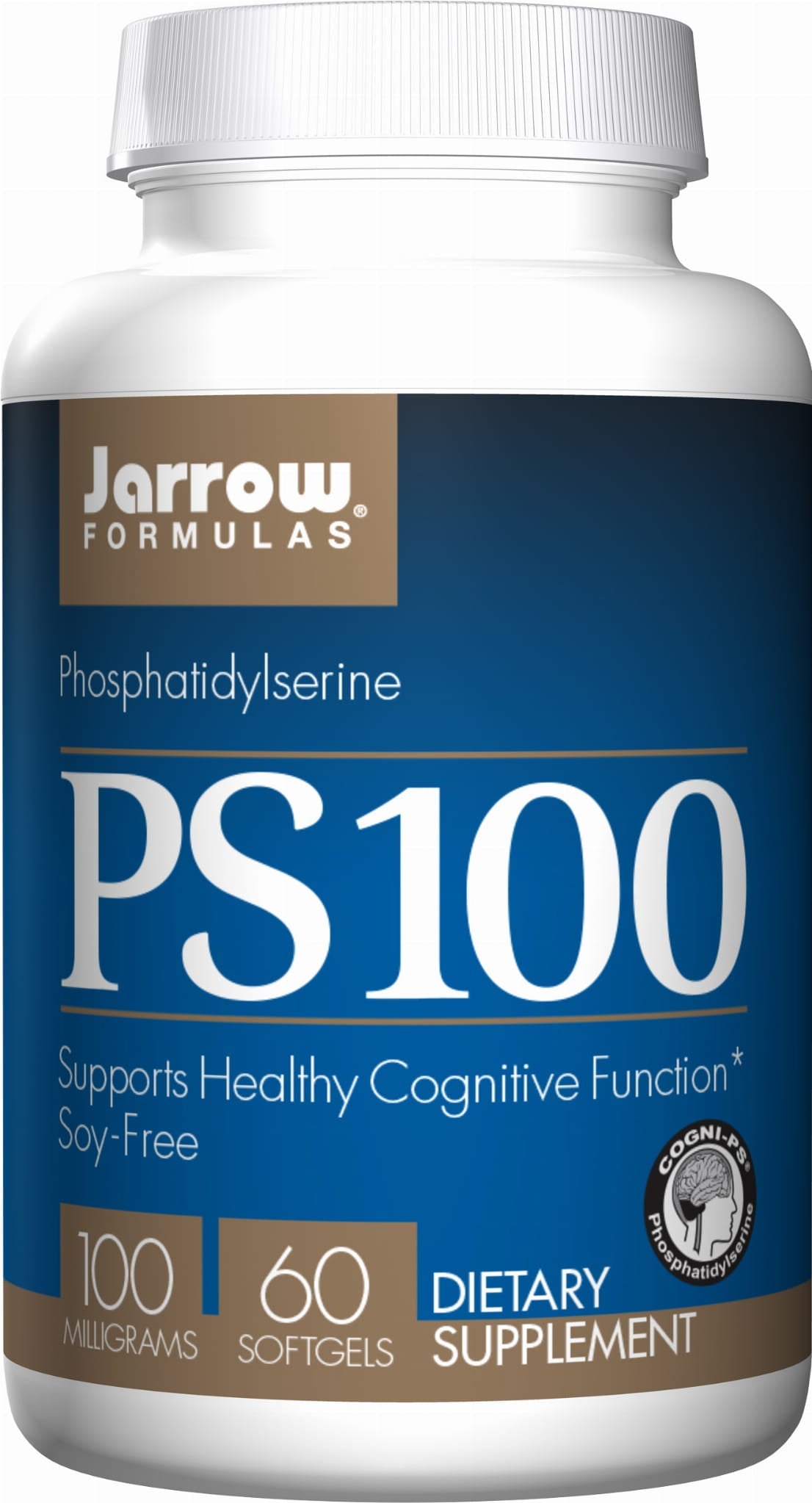 Ps100 Phosphatidylserine 100 MG soy-free 60 capsules JARROW FORMULA