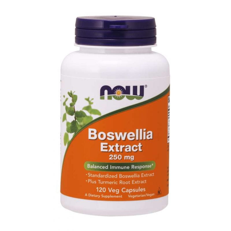 Boswellia 250 MG Gurkmeja-extrakt 120 kapslar NOW FOODS