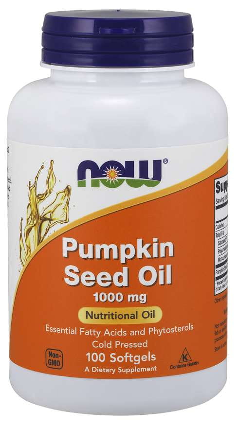 Pumpkin seed oil Pumpkin seed oil 1000 MG 100 capsules NOW FOODS