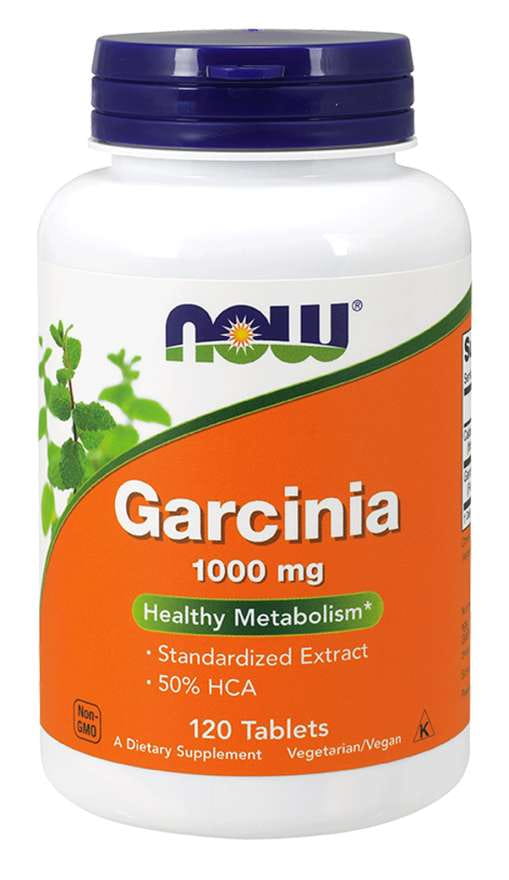 Garcinia garcinia cambogia 50% HCA 1000 MG 120 NOW FOODS tabletta