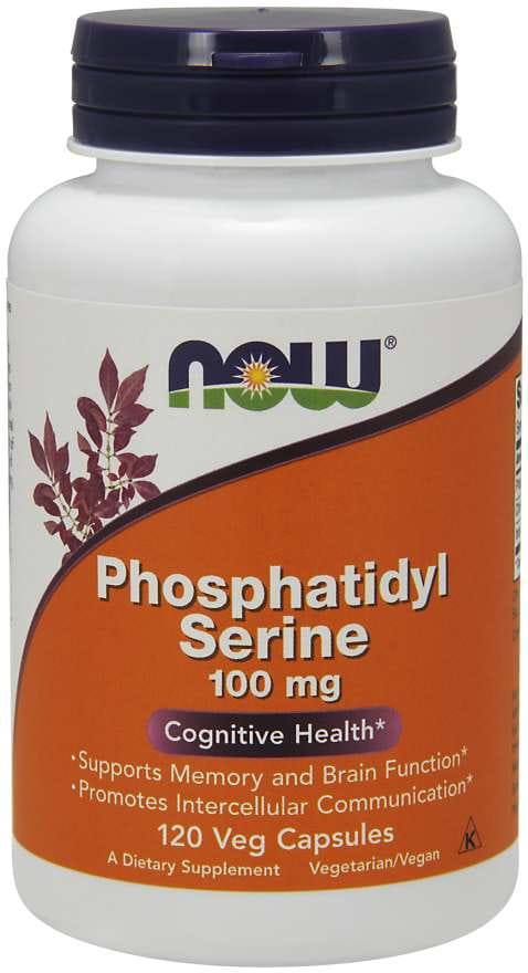 Phosphatidylserine Phosphatidylserine 100 mg 120 Capsules NOW FOODS
