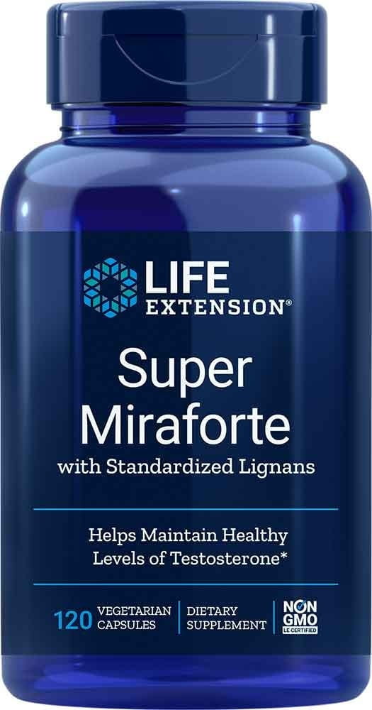 Super miraFORTE with standardized lignans 120 capsules LIFE EXTENSION