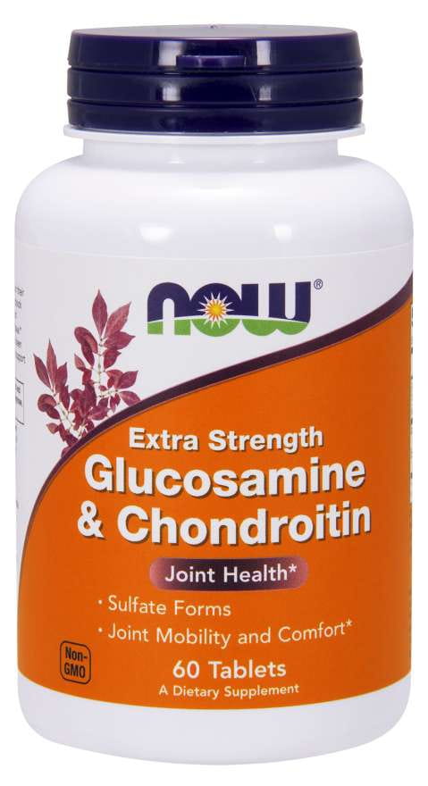 Glucosamin und Chondroitin 60 Tabletten NOW FOODS