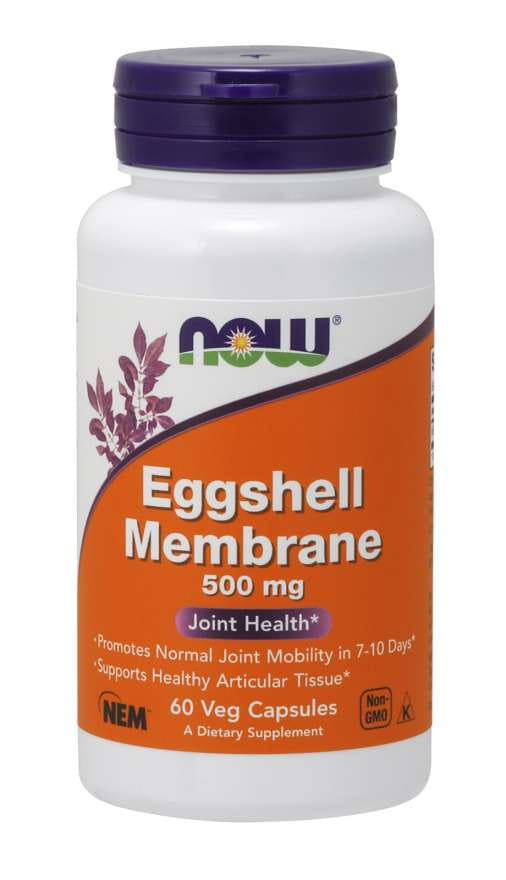 Äggskalshinna 500 MG 60 Kapslar NOW FOODS
