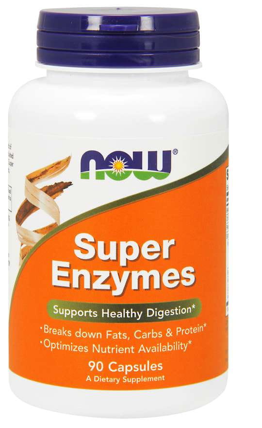 Superenzima Enzimas Digestivos 90 Cápsulas NOW FOODS