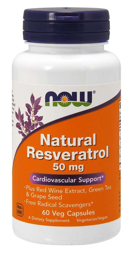 Resveratrol Tự Nhiên 50 MG 60 Viên NOW FOODS