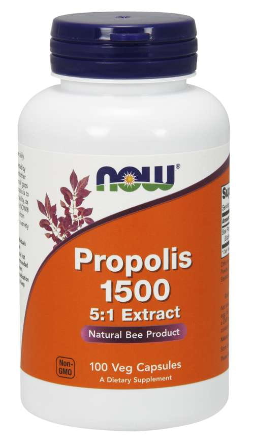 Propolis 1500 Extrakt 5:1 100 Kapseln NOW FOODS