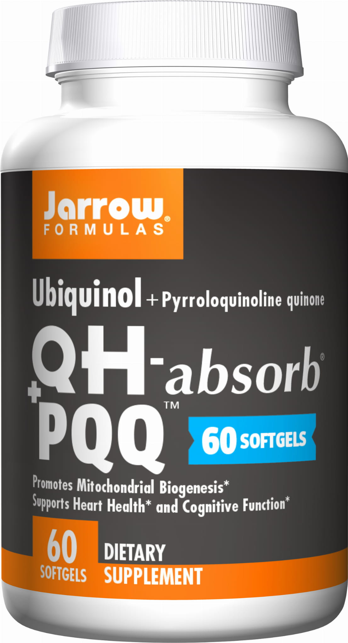 Ubiquinol qhabsorb og pqq 60 kapsler JARROW-FORMELN