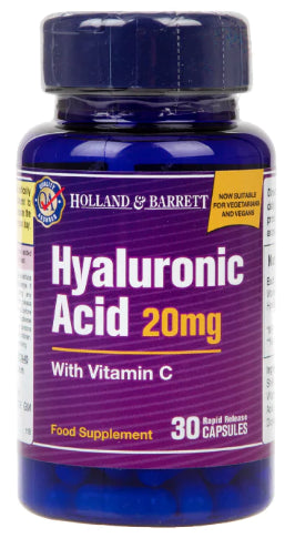 Hyaluronsyra med vitamin C 30 kapslar HOLLAND & BARRETT