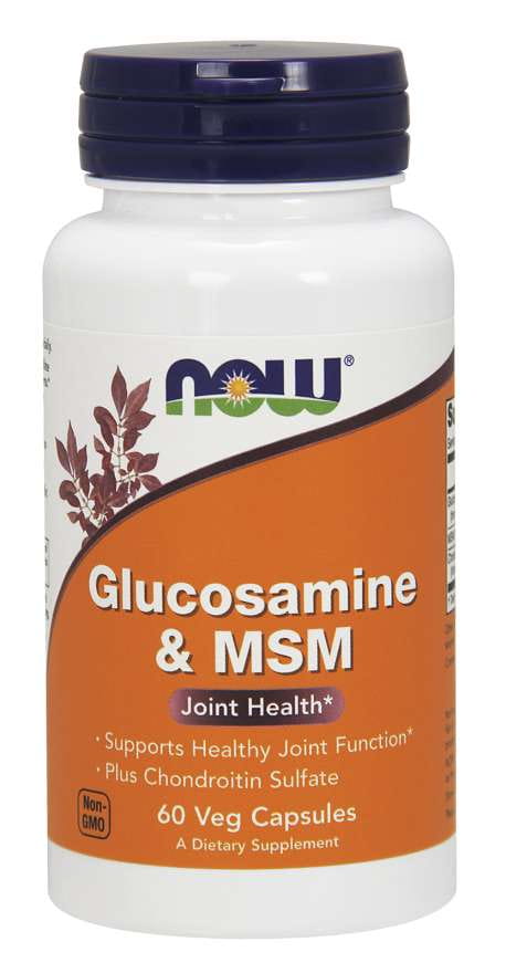 Glucosamina con MSM 60 capsule NOW FOODS