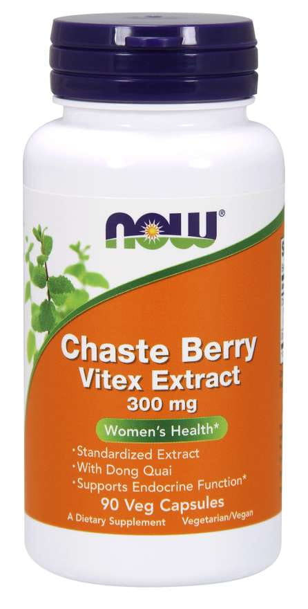 Chasteberry Vitex Extract 90 Capsules NOW FOODS