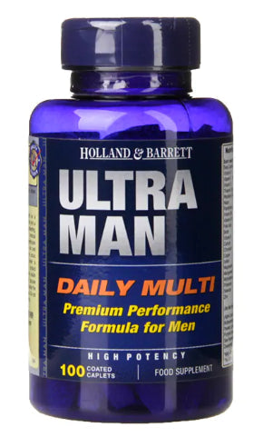 Ultra Mann Multivitamin 100 tabletter HOLLAND & BARRETT