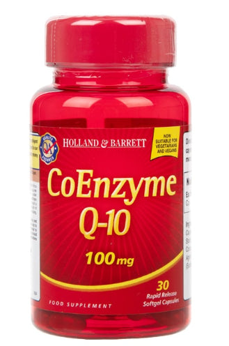 Coenzyme Q10 100 MG 30 Capsules HOLLAND &amp; BARRETT
