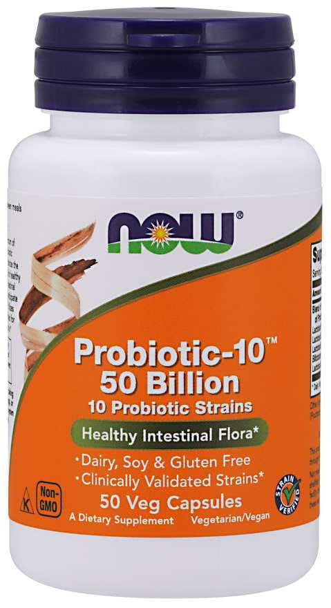 Probiotic10 ™ 50 Milliarder 50 Kapsler NU LIVSMIDDEL
