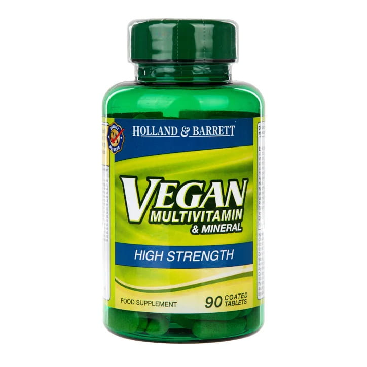Veganský vysoce účinný multivitamin & minerál 90 tablet HOLLAND & BARRETT