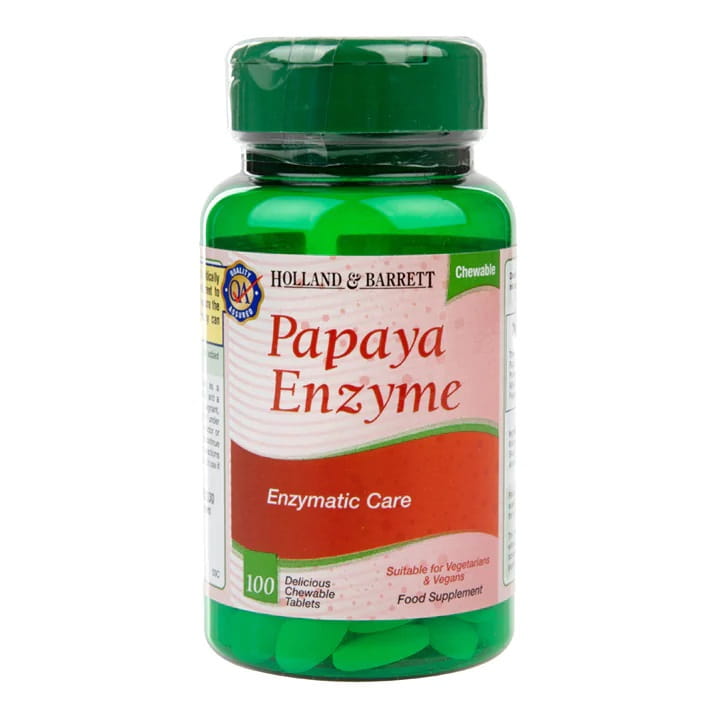 Papaya-Enzym 100 Tabletten HOLLAND & BARRETT