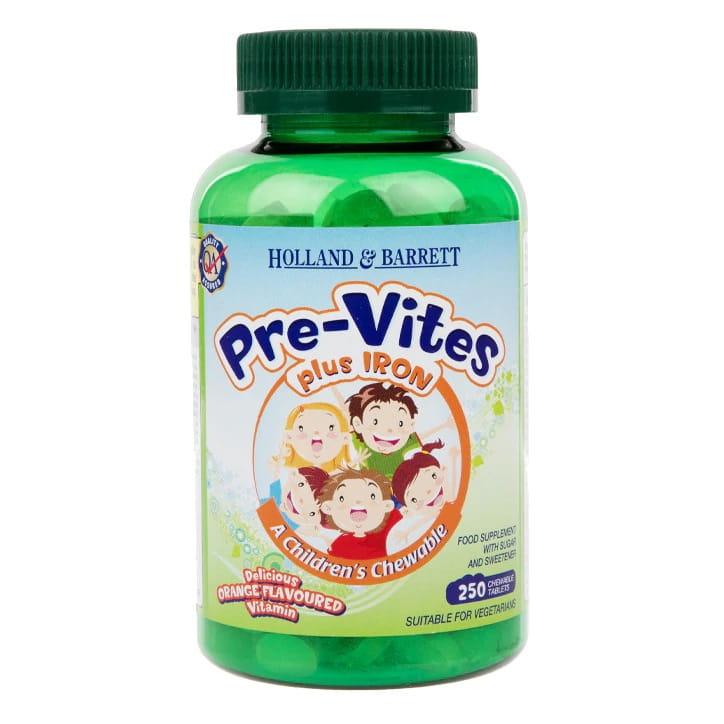 Prevites plus fer 250 comprimés HOLLAND &amp; BARRETT