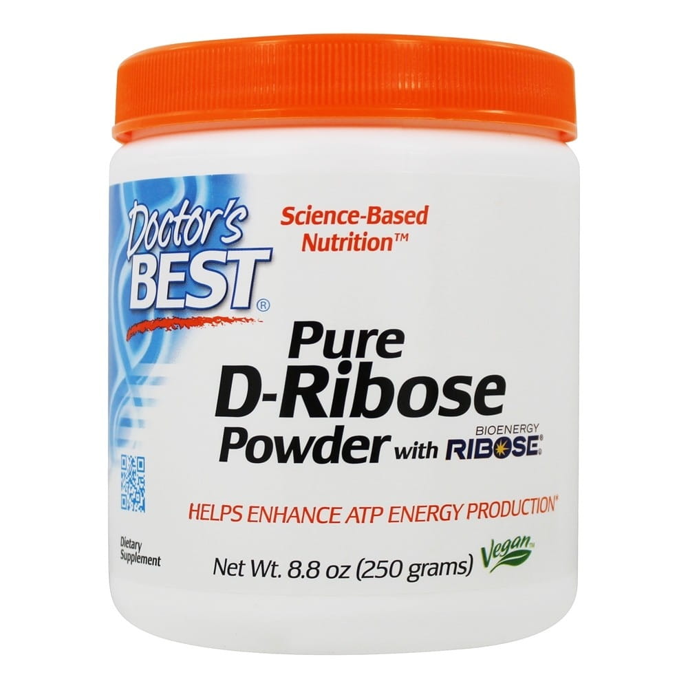 Čistý prášek D-ribózy Ribose-Pulver 250 g DOCTOR'S BEST