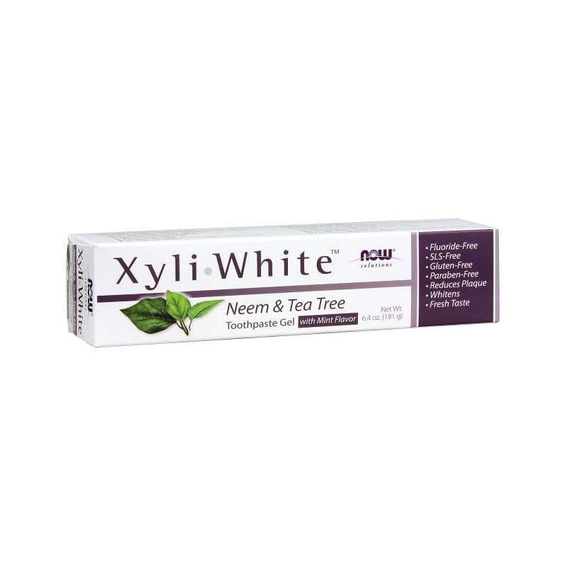 Xyliwhite Neem & Tea Tree zubní pasta-gel s mátovou příchutí 181 g NOW FOODS