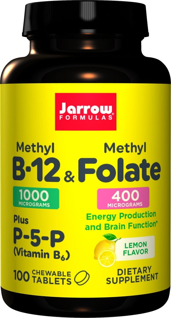 Methyl B12 and Folate and Vitamin B6 100 Tablets JARROW FORMULA