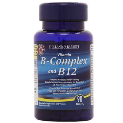 COMPLEXE Vitamine B et B12 90 comprimés HOLLAND &amp; BARRETT