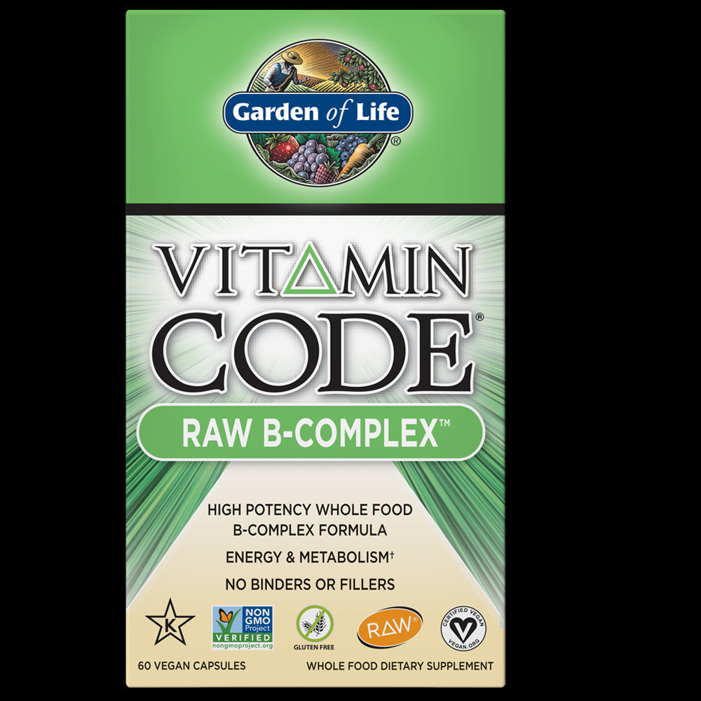 Vitamínový kód roh B-KOMPLEX 60 kapslí GARDEN OF LIFE
