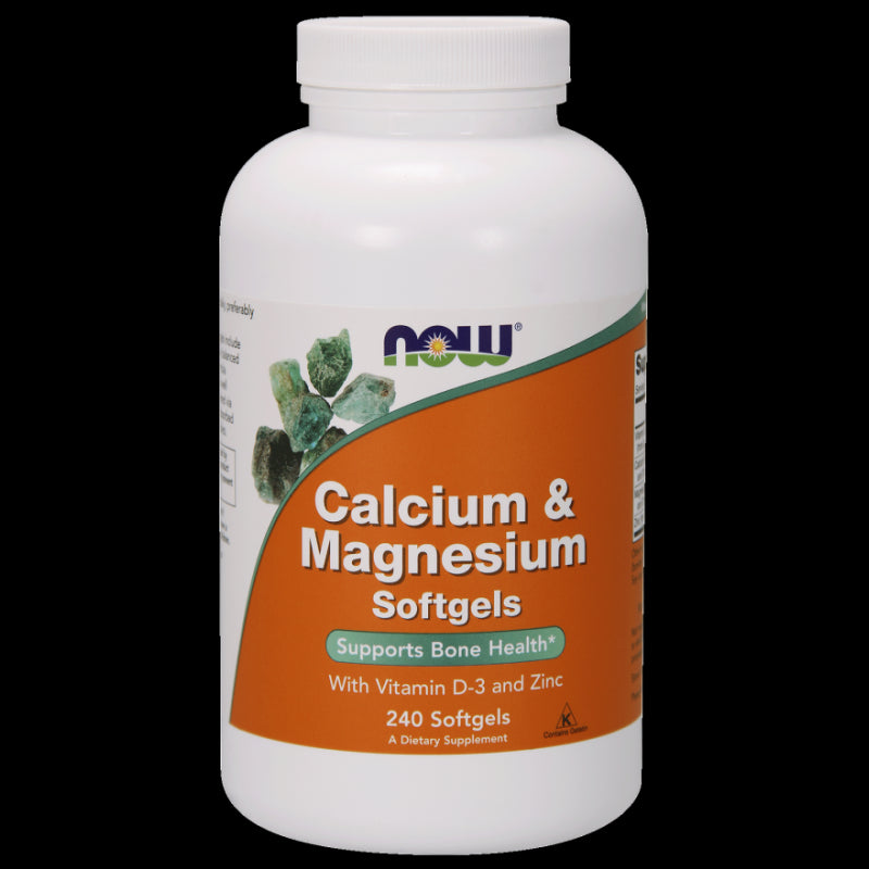 Calcio Magnesio Vitamina D3 240 Capsule NOW FOODS
