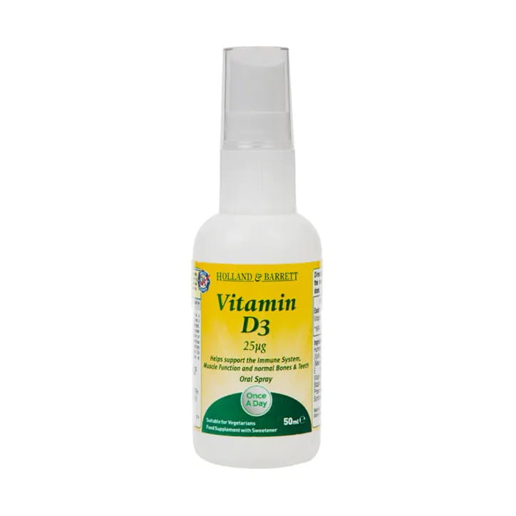 Vitamin-D3-Sprej 50 ml HOLLAND & BARRETT