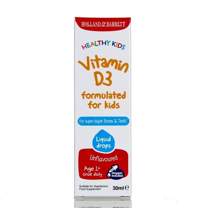 Zdravé dětské kapky s vitamínem D3 30 ml HOLLAND & BARRETT