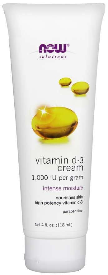 Crema di vitamina D3 1000 UI 118 ml NOW FOODS