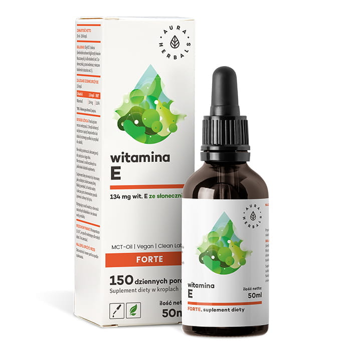 Vitamina E FORTE Integratore alimentare in gocce da 50 ml AURA HERBALS