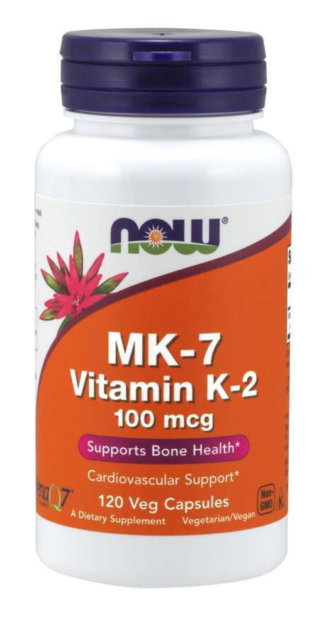 Vitamin K2 MK7 100 mcg 120 kapslí NOW FOODS