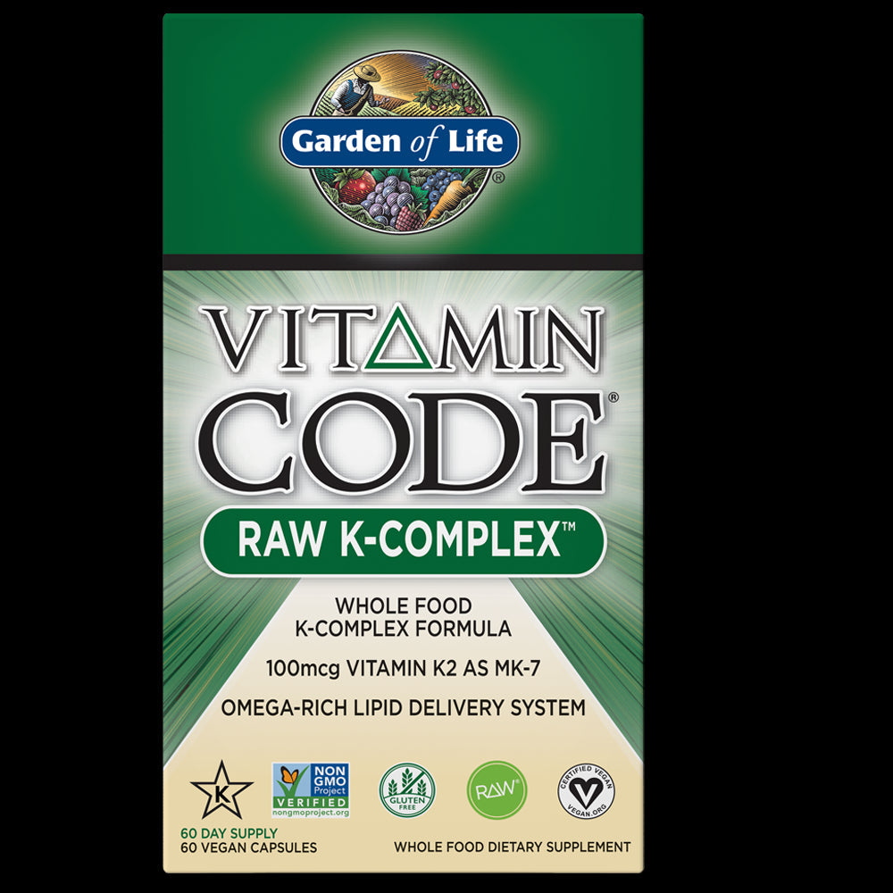 Vitamincode roh K KOMPLEX 60 Kapseln GARDEN OF LIFE